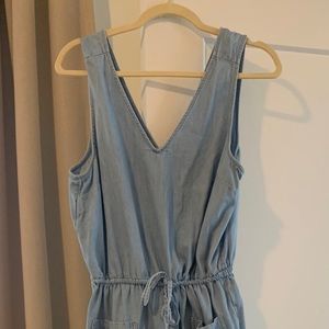 Denim romper